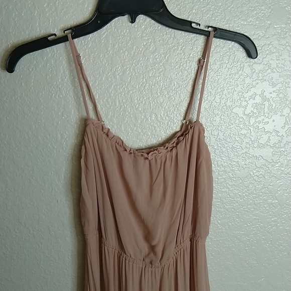 Reformation Ballet Nude blush pink strappy midi dress sz xs - Picture 4 of 10